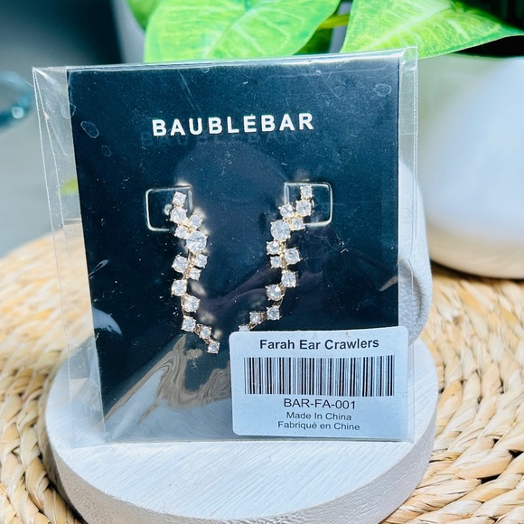 Farah Ear Crawlers Earrings by BaubleBar - Picture 9 of 10